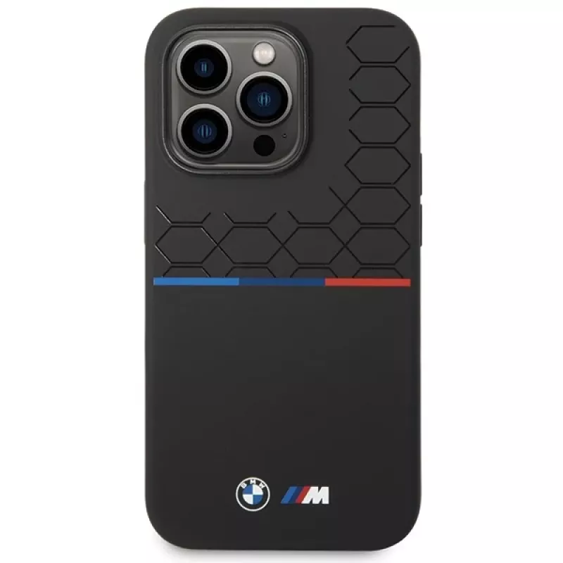 BMW M Collection custodia in silicone per Apple iPhone 15 Pro Max 6,7
