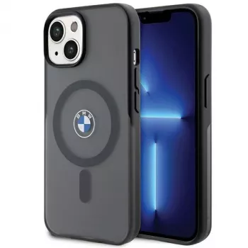 BMW BMHMP15MDSLK iPhone 15 Plus / 14 Plus 6,7 inch nero Hardcase IML Signature MagSafe