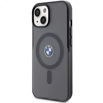 BMW BMHMP15MDSLK iPhone 15 Plus / 14 Plus 6,7 inch nero Hardcase IML Signature MagSafe