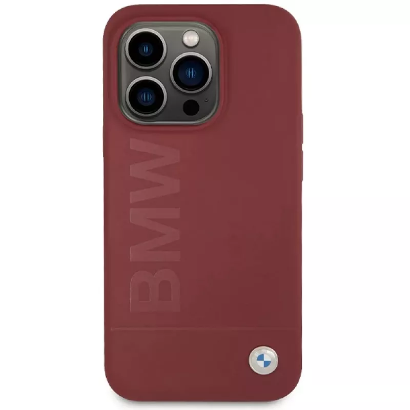 BMW M Collection Custodia rigida in silicone compatibile MagSafe per Apple iPhone 15 Pro 6,1