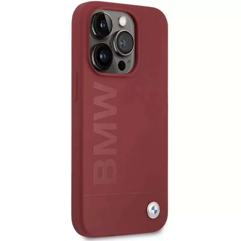 BMW M Collection Custodia rigida in silicone compatibile MagSafe per Apple iPhone 15 Pro 6,1