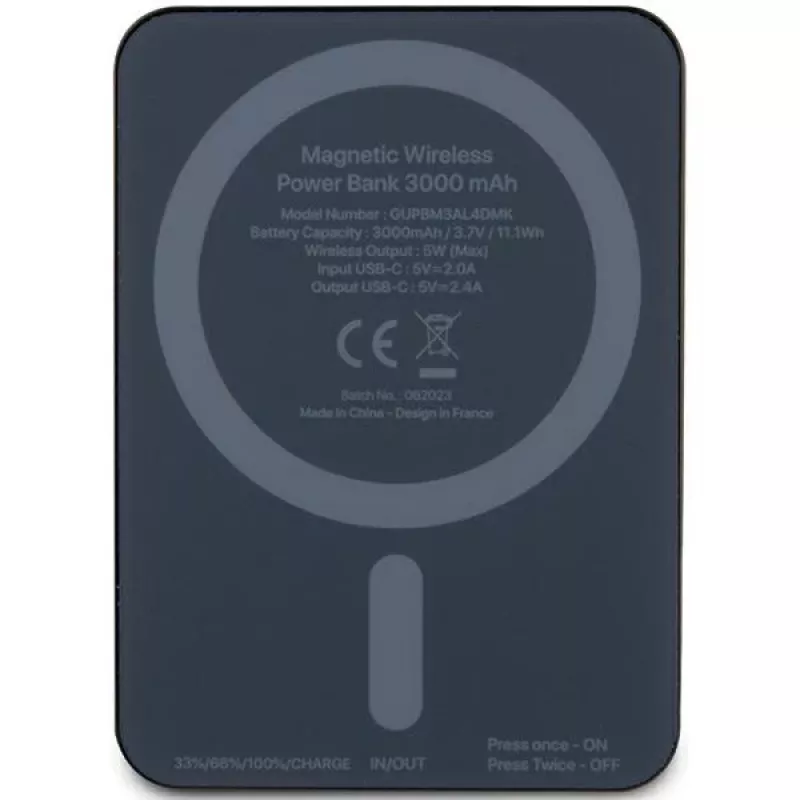 Mercedes-Benz Powerbank MEPB3KMESTK 5W 3000mAh nero MagSafe