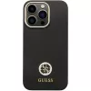 Guess GUHCP13LM4DGPK iPhone 13 Pro / 13 Hardcase Silicone Logo Strass 4G nero