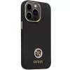 Guess GUHCP13LM4DGPK iPhone 13 Pro / 13 Hardcase Silicone Logo Strass 4G nero