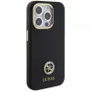 Guess GUHCP15LM4DGPK iPhone 15 Pro 6.1 nero Hardcase Silicone Logo Strass 4G