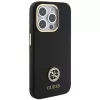 Guess GUHCP15XM4DGPK Custodia rigida in silicone con logo e strass 4G per Apple iPhone 15 Pro Max 6,7