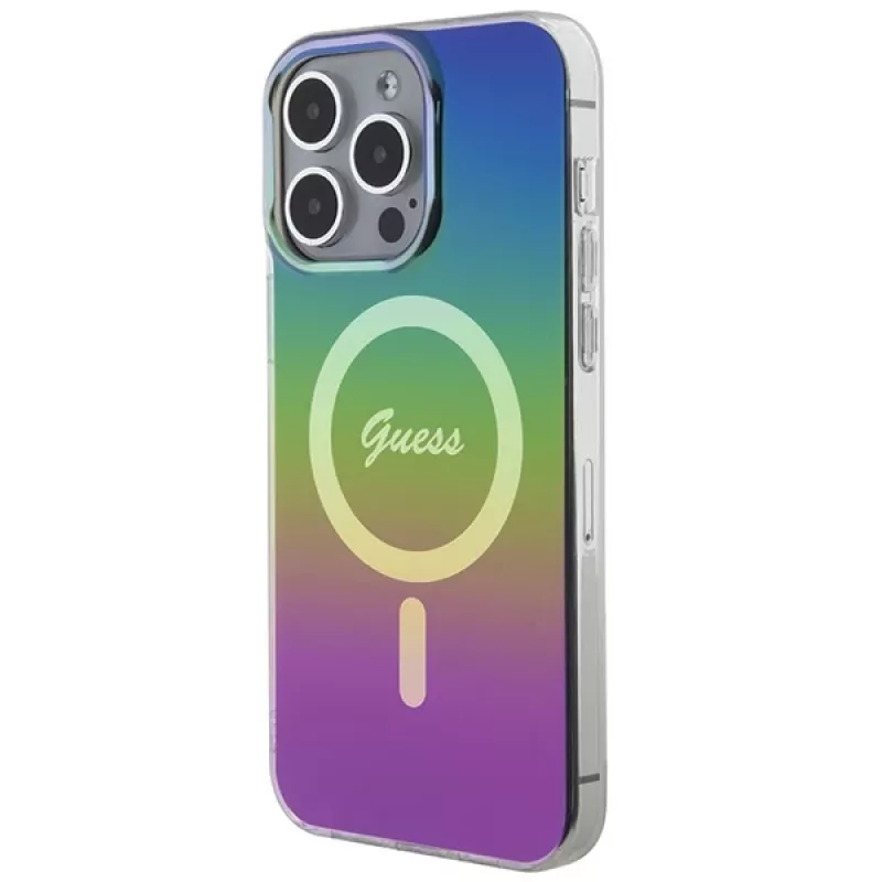 Guess IML Iridescent MagSafe Case per iPhone 15 Pro Max (multicolore)