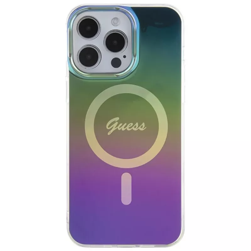 Guess IML Iridescent MagSafe Case per iPhone 15 Pro Max (multicolore)