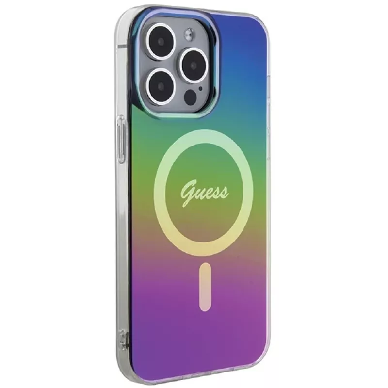 Guess IML Iridescent MagSafe Case per iPhone 15 Pro Max (multicolore)