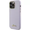 Guess GUHCP15LPGMCSL Custodia rigida Glitter Glossy Script per iPhone 15 Pro 6,1