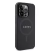 Custodia GUESS Saffiano PU MagSafe per iPhone 15 Pro nero