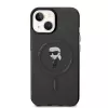 Custodia rigida Karl Lagerfeld Ikonik MagSafe per iPhone 13/14/15 6,1
