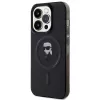 Custodia rigida Karl Lagerfeld Ikonik MagSafe per iPhone 14 Pro 6,1 inch nero