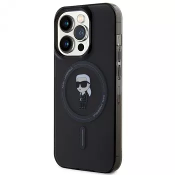 Custodia rigida Karl Lagerfeld Ikonik MagSafe per iPhone 14 Pro 6,1