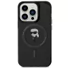 Custodia rigida Karl Lagerfeld Ikonik MagSafe per iPhone 14 Pro 6,1 inch nero