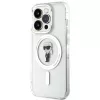 Custodia Karl Lagerfeld MagSafe IML Ikonik per iPhone 15 Pro trasparente