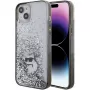 Custodia rigida Karl Lagerfeld KLHCP15MLKCNSK iPhone 15 Plus / 14 Plus 6,7 inch trasparente Liquid Glitter Choupette