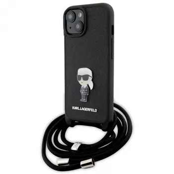 Custodia rigida Karl Lagerfeld KLHCP15SSASKNPSK iPhone 15/14/13 6,1
