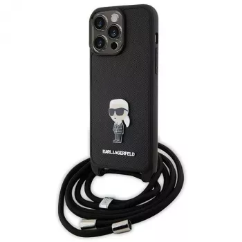 Custodia rigida Karl Lagerfeld KLHCP15XSASKNPSK per iPhone 15 Pro Max 6,7
