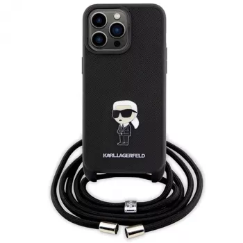 Custodia rigida Karl Lagerfeld KLHCP15XSASKNPSK per iPhone 15 Pro Max 6,7
