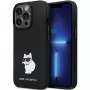 Custodia rigida Karl Lagerfeld KLHCP13LSMHCNPK iPhone 13 Pro / 13 6.1 nero silicone C Metal Pin