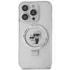 Custodia rigida Karl Lagerfeld KLHMP15LHMRSKCH Ring Stand MagSafe per iPhone 15 Pro 6,1