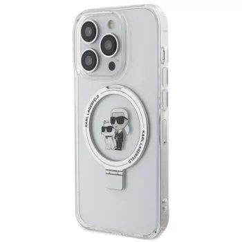 Custodia rigida Karl Lagerfeld KLHMP15XHMRSKCH Ring Stand per iPhone 15 Pro Max 6,7