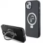 Custodia rigida Karl Lagerfeld KLHMP15SHMRSKCK iPhone 15 / 14 / 13 6.1 nero Ring Stand Karl & Choupette MagSafe