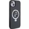 Custodia rigida Karl Lagerfeld KLHMP15MHMRSKCK Ring Stand MagSafe per iPhone 15 Plus / 14 Plus 6,7