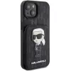 Karl Lagerfeld KLHCP15SSAKKNSCK custodia rigida Saffiano Ikonik per iPhone 15/14/13 6,1