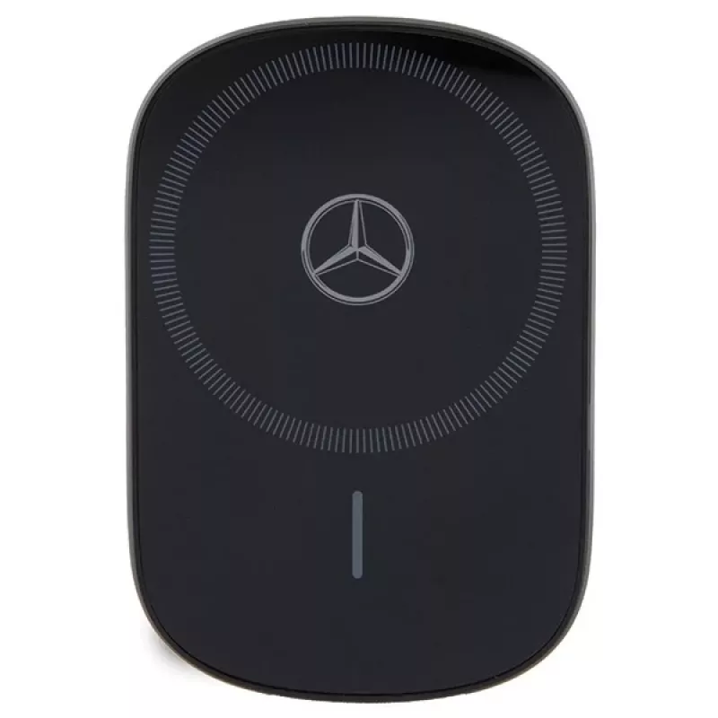 Mercedes Silver Star caricabatterie auto wireless magnetico MagSafe 15W (nero)