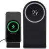 Mercedes-Benz supporto di ricarica wireless pieghevole 2 in 1 15W nero Silver Star MagSafe
