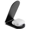 Mercedes-Benz supporto di ricarica wireless pieghevole 2 in 1 15W nero Silver Star MagSafe