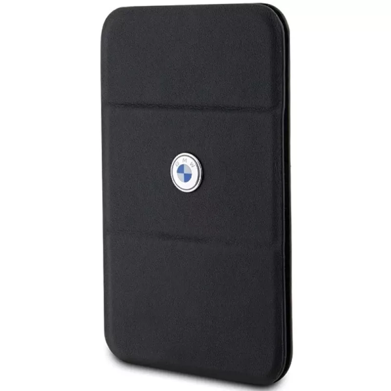 BMW portafoglio con supporto e porta carte MagSafe Signature Collection nero