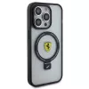 Ferrari FEHMP15LUSCAH iPhone 15 Pro 6,1 inch custodia rigida trasparente con anello, compatibile MagSafe, collezione 2023