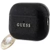 Guess GUAP2PGEHCDK cover per AirPods Pro 2 (2022/2023) nera con ciondolo cuore in glitter e diamante