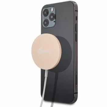 Guess GUCBMSLRD pad di ricarica wireless MagSafe 15W - oro