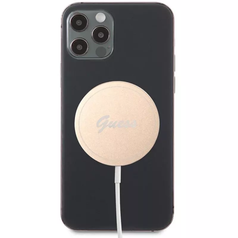 Guess GUCBMSLRD pad di ricarica wireless MagSafe 15W - oro