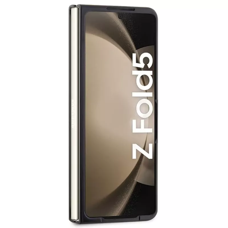 Mercedes-Benz MEHCZFD5ARMBK custodia rigida in pelle Urban per Samsung Galaxy Z Fold5 - nero