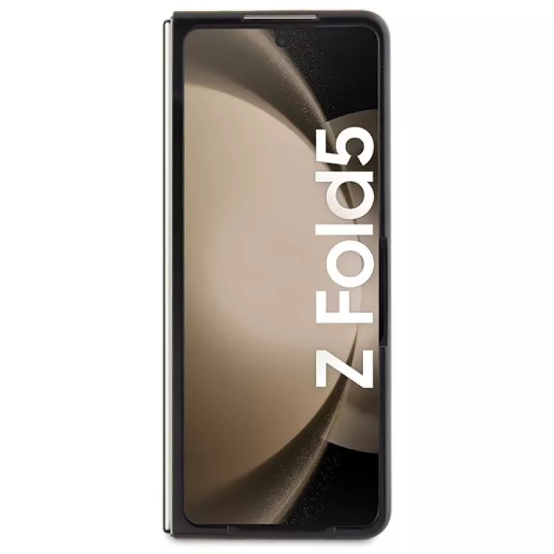 Mercedes-Benz MEHCZFD5ARMBK custodia rigida in pelle Urban per Samsung Galaxy Z Fold5 - nero