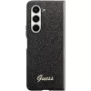 Guess Glitter Script F946 custodia rigida per Samsung Galaxy Z Fold5, nero
