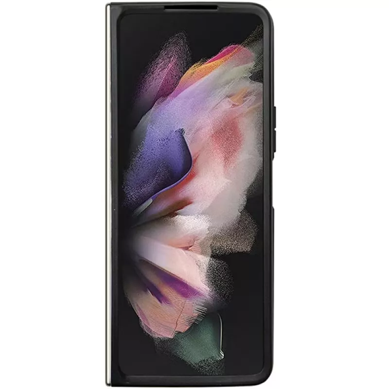 Guess Glitter Script F946 custodia rigida per Samsung Galaxy Z Fold5, nero