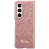 Guess GUHCZFD5HGGSHP F946 custodia rigida Glitter Script per Samsung Galaxy Z Fold5 - rosa