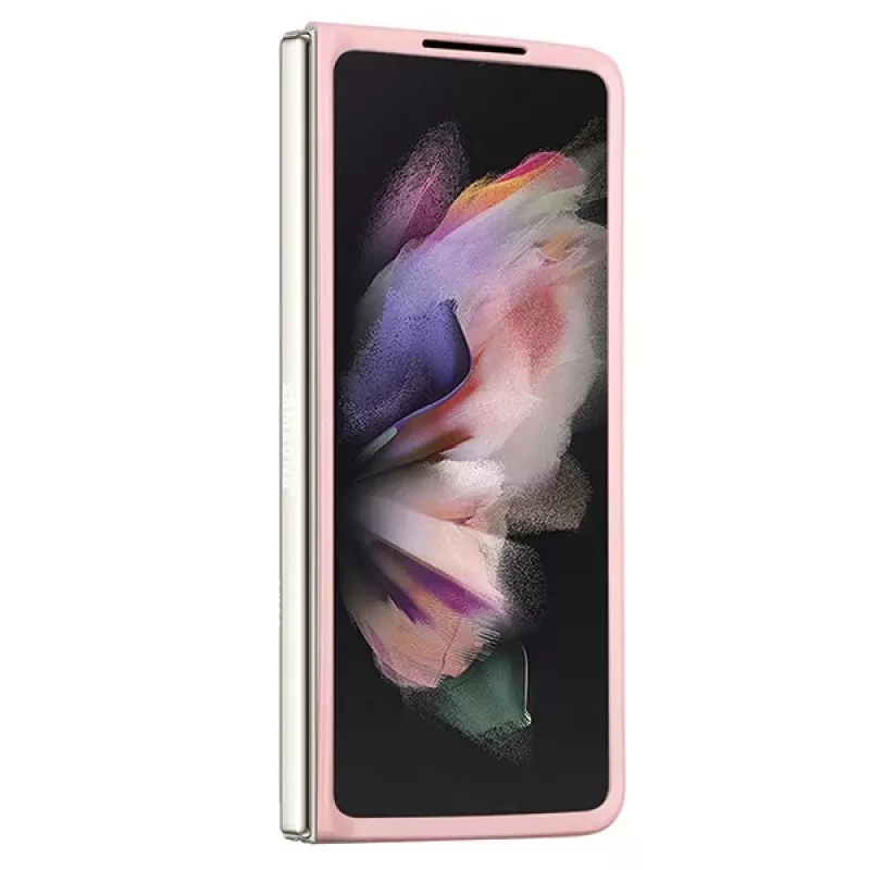 Guess GUHCZFD5HGGSHP F946 custodia rigida Glitter Script per Samsung Galaxy Z Fold5 - rosa