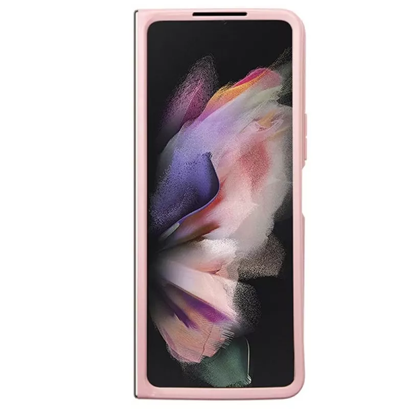 Guess GUHCZFD5HGGSHP F946 custodia rigida Glitter Script per Samsung Galaxy Z Fold5 - rosa