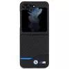 BMW M Collection cover posteriore in pelle e carbonio per Samsung Galaxy Z Flip5 - nero
