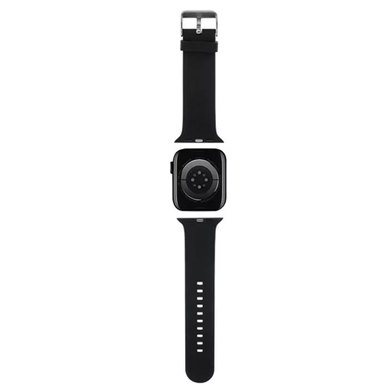 Karl Lagerfeld cinturino in gomma 3D testa Choupette per Apple Watch 38/40/41mm nero