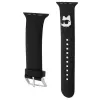 Karl Lagerfeld cinturino in gomma 3D testa Choupette per Apple Watch 38/40/41mm nero