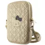 Hello Kitty borsa per telefono con tracolla Quilted Bows oro