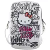 Hello Kitty borsa a spalla Graffiti Kitty Head bianco